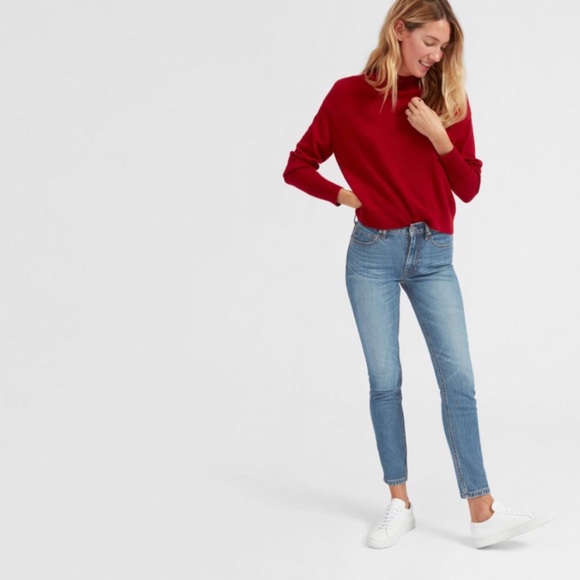 Everlane Denim - Everlane mid rise skinny ankle jean